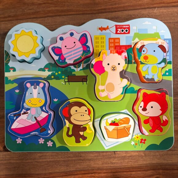 Lot of 4 Toddler Chunky Puzzle Toys - Picture 9 of 12